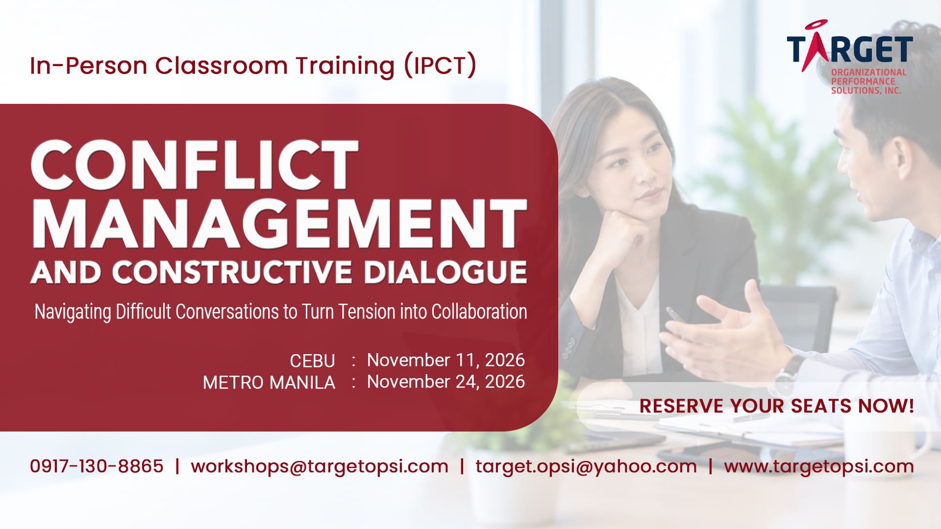 Conflict Management and Constructive Dialogue